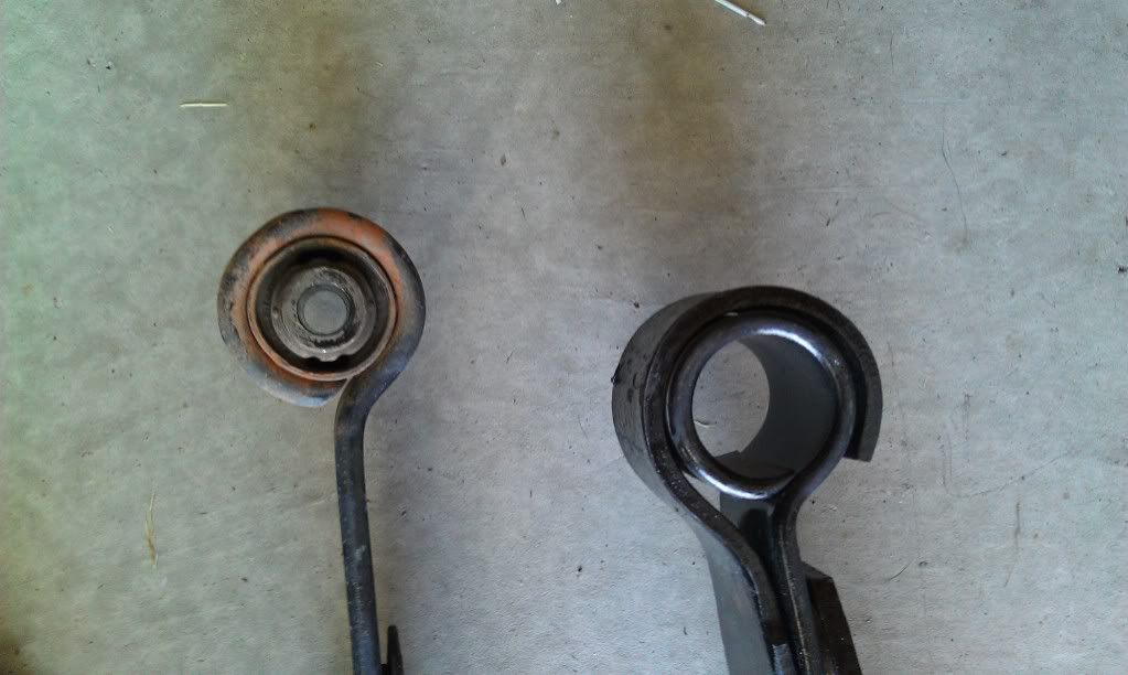 Installed Leaf Springs.. (bushings received Thanks Alcan!) Second