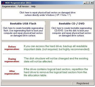 HDD Regenerator 1.71 | sopweres