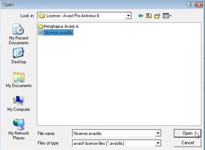 Avast Pro Antivirus 6 + License (sampe Agustus 2012)