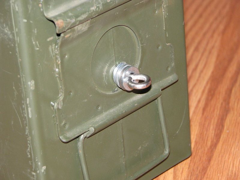 Can I lock these old Army ammo boxes?