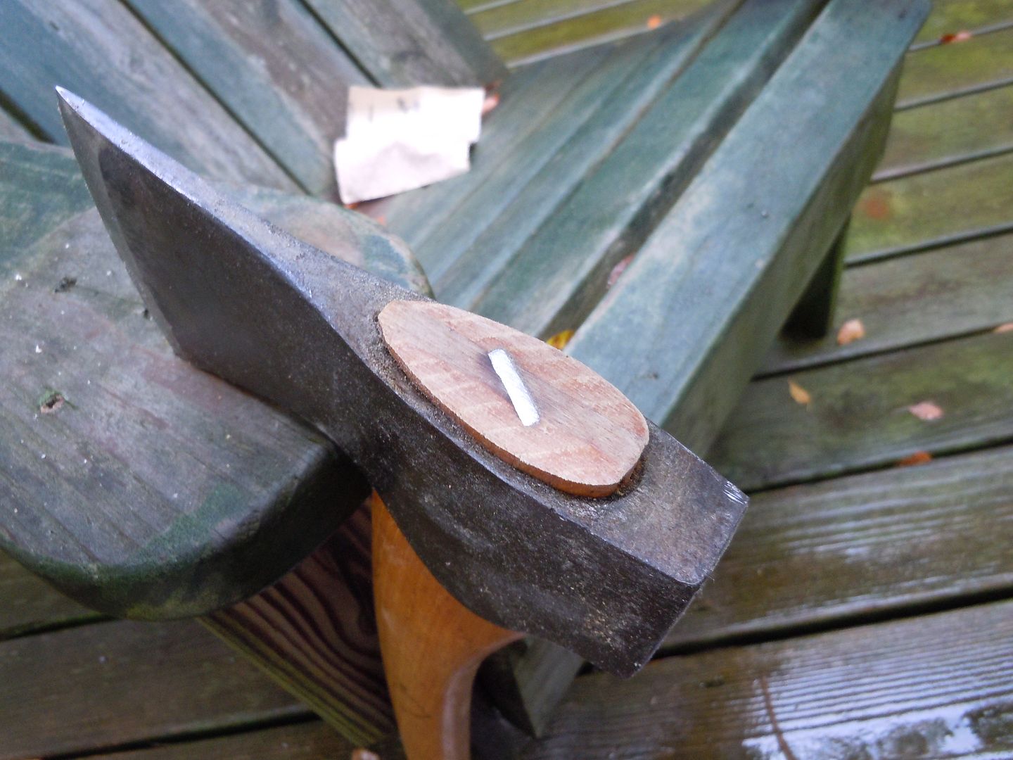 Linseed oil Axe Soak IAWoodsman's technique Pictures Bushcraft