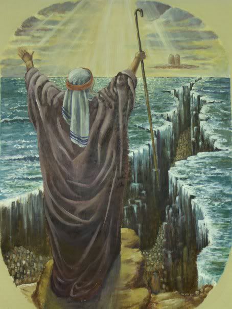 Moses Splitting The Red Sea! Pictures, Images and Photos