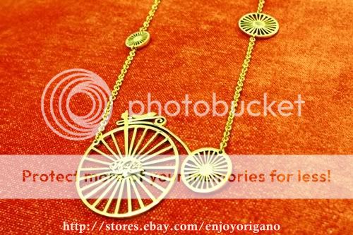 VTG InspirationBIG BICYCLE WHEELSBIKE Design Necklace  