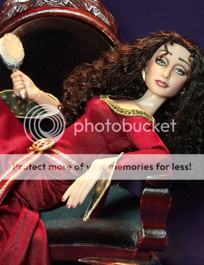OOAK Mother Gothel Tonner Doll Repaint Tangled Rapunzel Unauthorized Disney Art