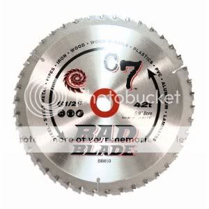 THE BB650 C7 6.5 42 TOOTH UNIVERSAL BLADE FOR CUTTING EVERYTHING 