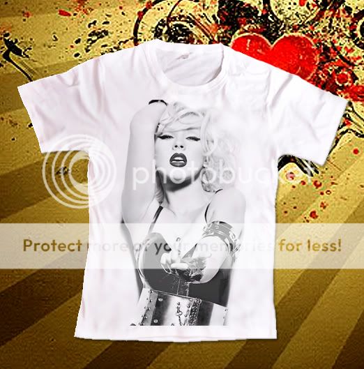 Christina Aguilera Sexy Pop Rock Music T Shirt Sz.S  